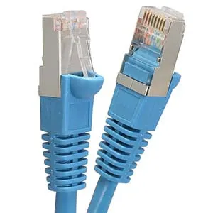 200Ft Cat5E Shielded (FTP) Ethernet Network Booted Cable Blue