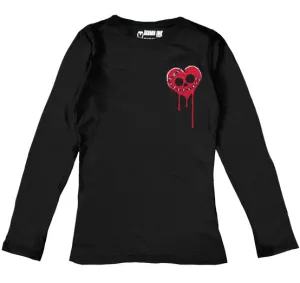 Bleeding Heart Logo Women Long Sleeve Tshirt