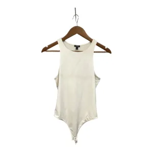 Bodysuit By Express In Cream, Size: M