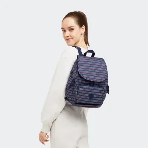 City Pack S Blue Geo Print